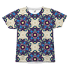 Mandala Symbol Blue All Over T-Shirt