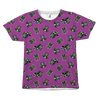 Animal Sugar Skull Purple All Over T-Shirt