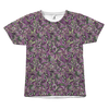 Violet Green Floral All Over T-Shirt