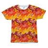 Aries Fiery Zodiac All Over T-Shirt