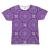 Purple Mandala Patterned All Over T-Shirt