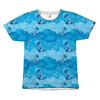 Aquarius Blue Zodiac All Over T-Shirt
