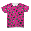 Animal Sugar Skull Pink All Over T-Shirt