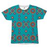 Abstract Floral Mandala All Over T-Shirt
